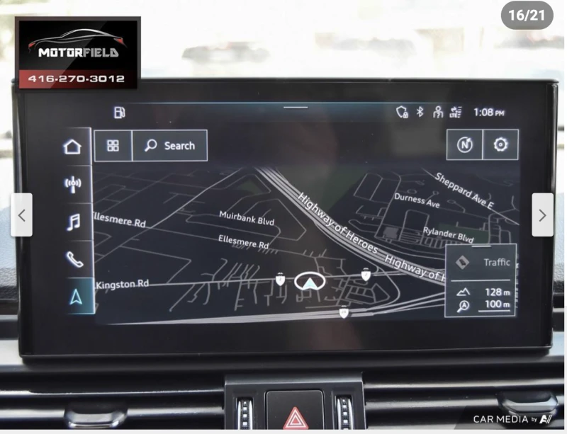 Audi Q5 2.0T* S* LINE* MATRIX* ДИГИТАЛНО* ТАБЛО* BLACK* OP, снимка 12 - Автомобили и джипове - 51534136