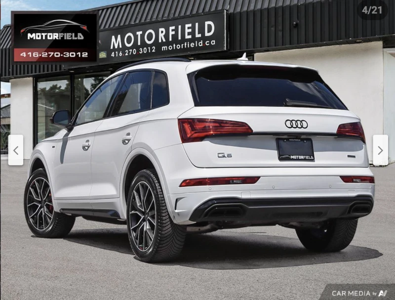 Audi Q5 2.0T* S* LINE* MATRIX* ДИГИТАЛНО* ТАБЛО* BLACK* OP, снимка 4 - Автомобили и джипове - 51534136