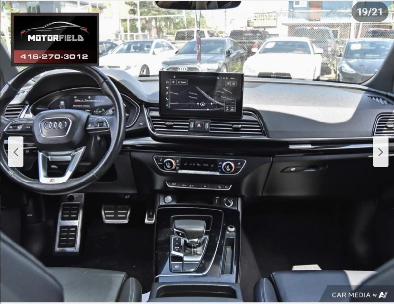 Audi Q5 2.0T* S* LINE* MATRIX* ДИГИТАЛНО* ТАБЛО* BLACK* OP, снимка 9 - Автомобили и джипове - 51534136