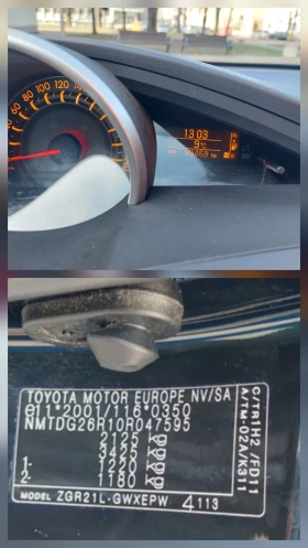 Toyota Verso 1.8 99000км AUTOMAT НОВА 6+ 1, снимка 14