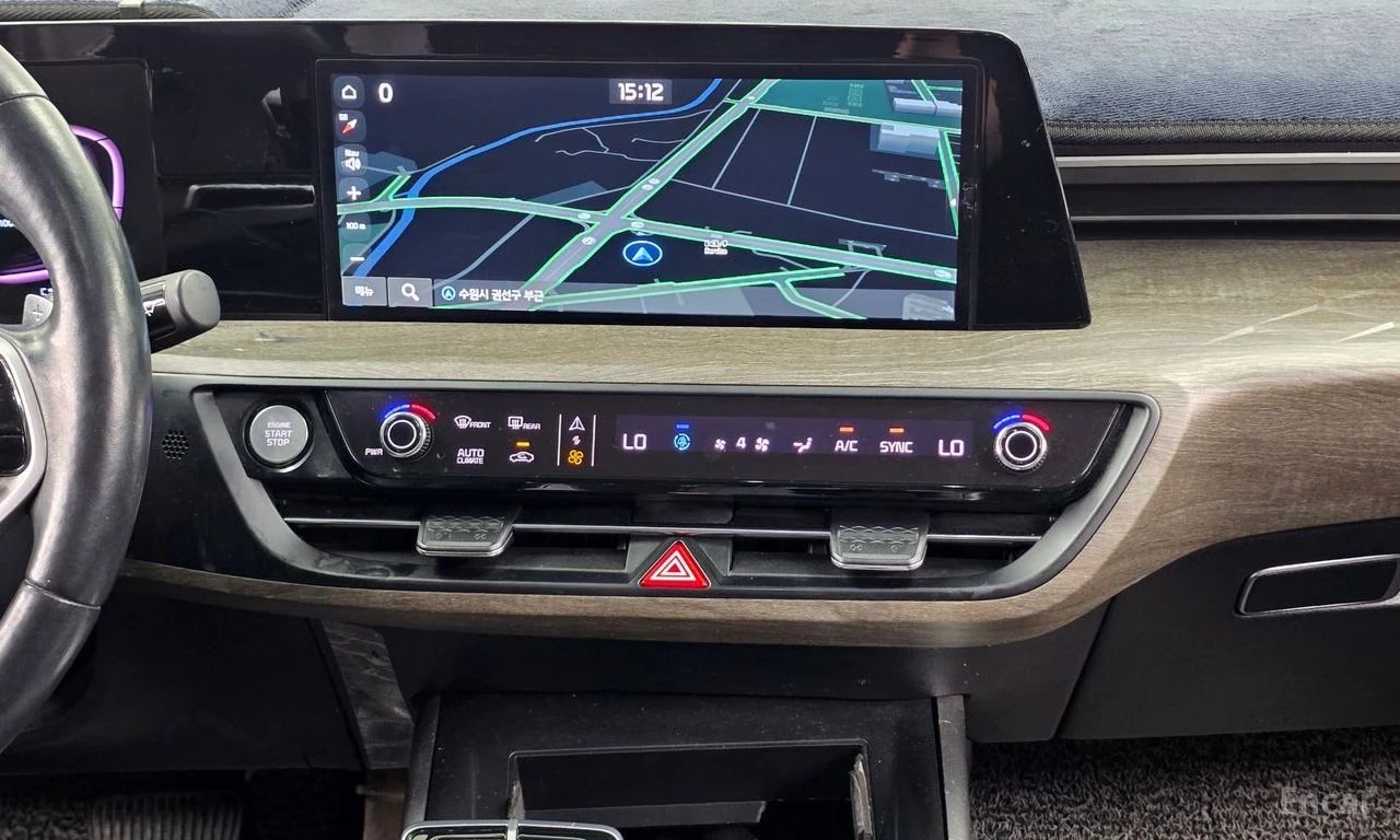 Kia K8 3.5* LPG* ПОДГРЕВ* ОБДУХВАНЕ* 360КАМЕРА* КЕЙЛЕС* , снимка 9 - Автомобили и джипове - 56075928