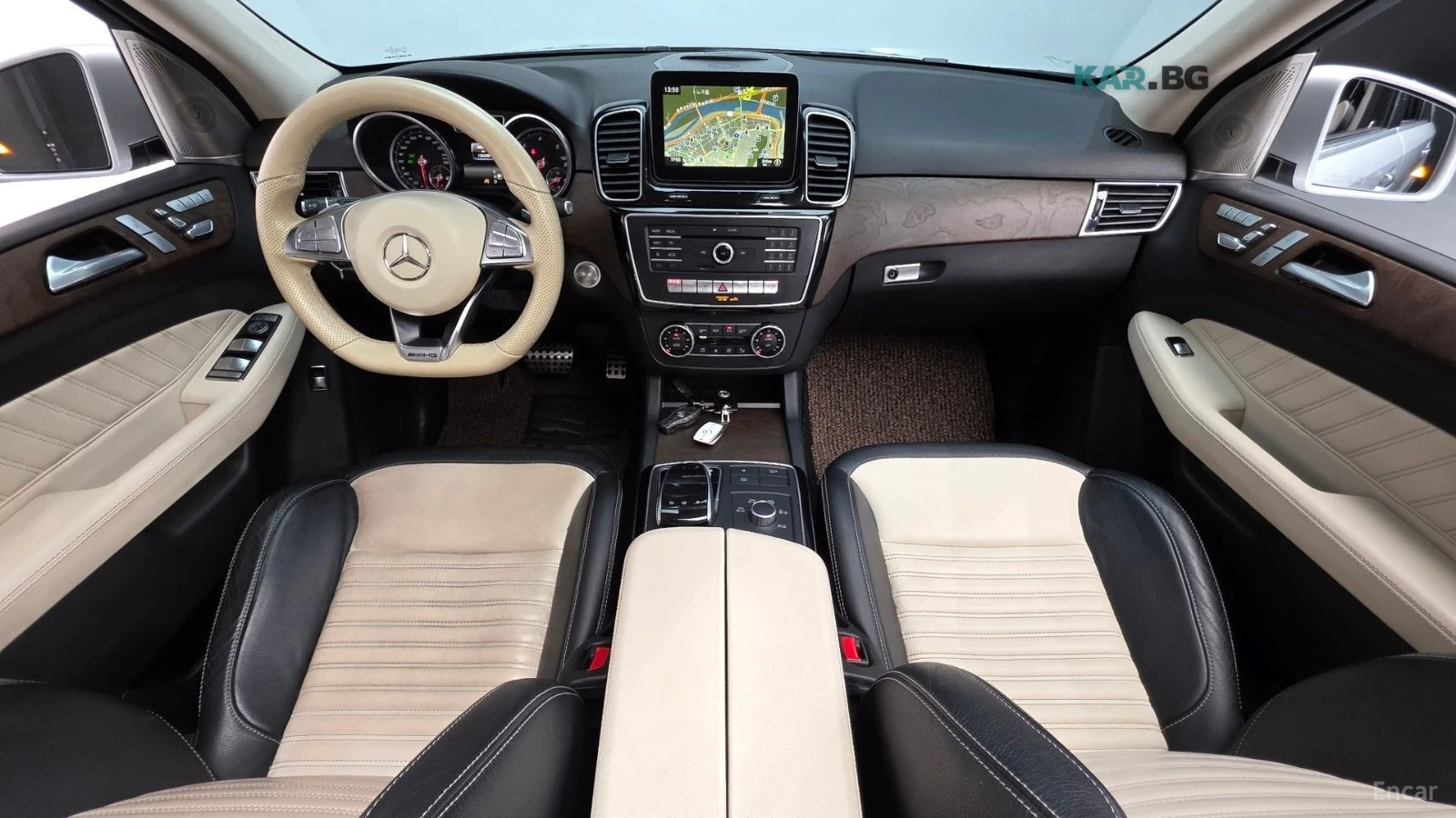 Mercedes-Benz GLE 350 DIESEL* AMG* TV* PANO* ПОДГРЕВ, снимка 7 - Автомобили и джипове - 54941986
