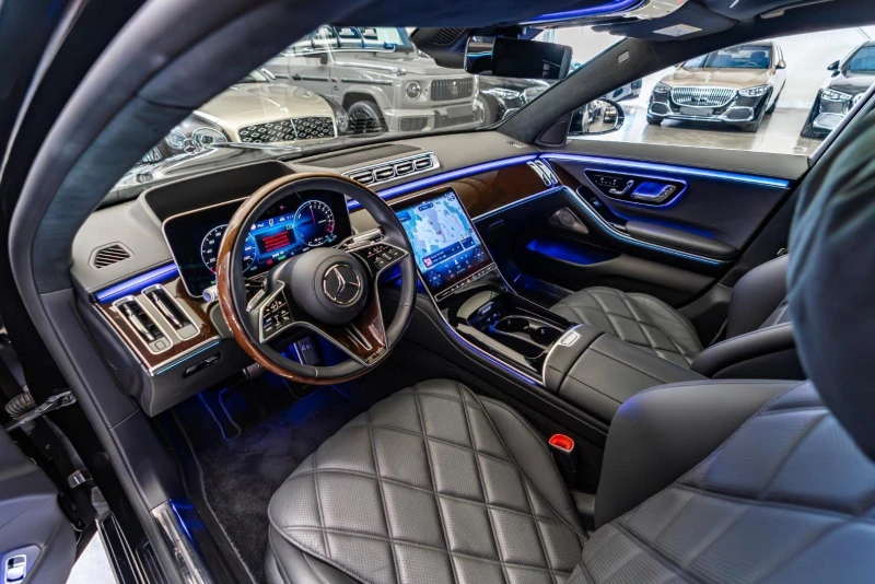 Mercedes-Benz S 580 e/MAYBACH/PLUG-IN/BURM/PANO/HEAD UP/TV/EXECUTIVE/, снимка 9 - Автомобили и джипове - 51930404