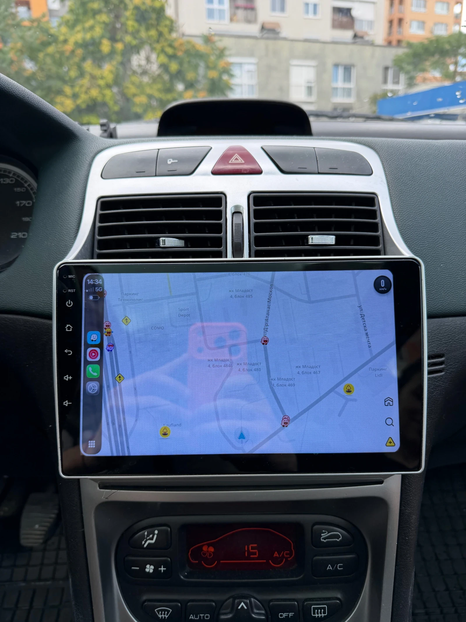 Peugeot 307 Peugeot 307 SW 1.6i 109 к.с. Газ/Бензин   CarPlay , снимка 7 - Автомобили и джипове - 55260177