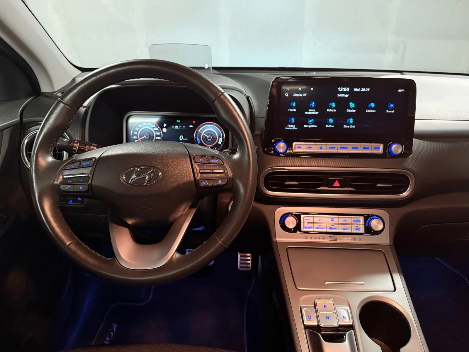 Hyundai Kona /PRIME\ 64 KWh 204 hp Гаранция Blue Linc  , снимка 16 - Автомобили и джипове - 54620827