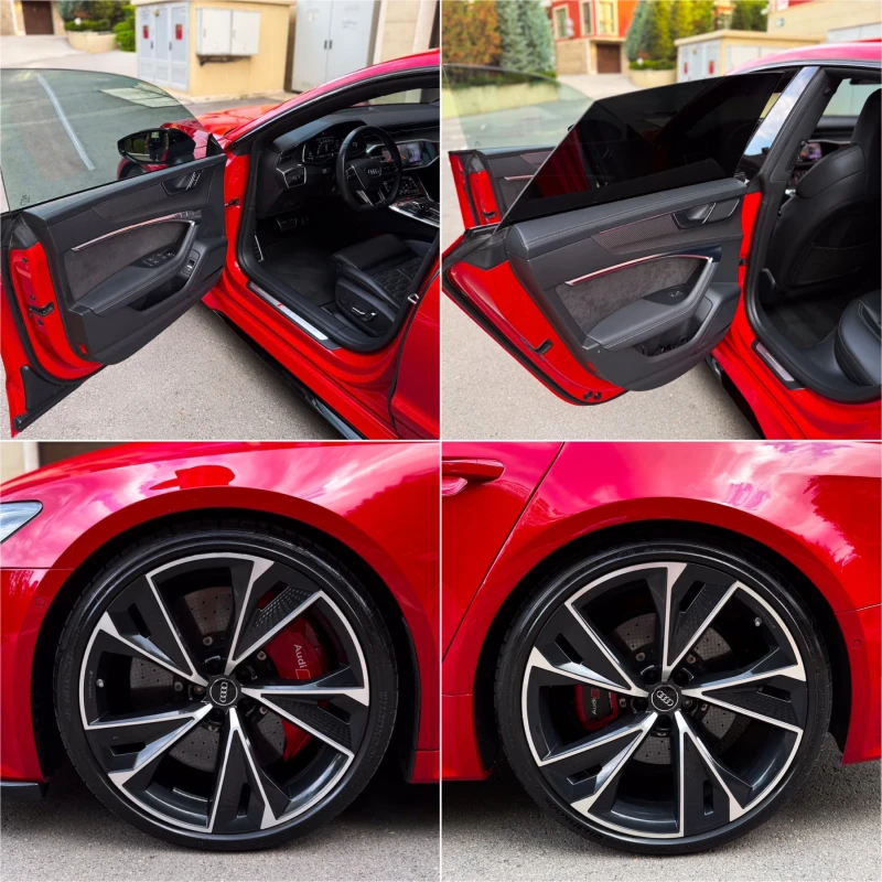 Audi Rs7 * TANGO RED* CARBON CERAMIC* LASER* MAXTON* ЛИЗИНГ, снимка 16 - Автомобили и джипове - 51624382