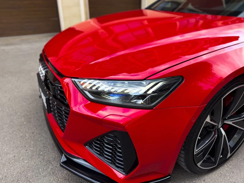 Audi Rs7 * TANGO RED* CARBON CERAMIC* LASER* MAXTON* ЛИЗИНГ, снимка 9 - Автомобили и джипове - 51624382