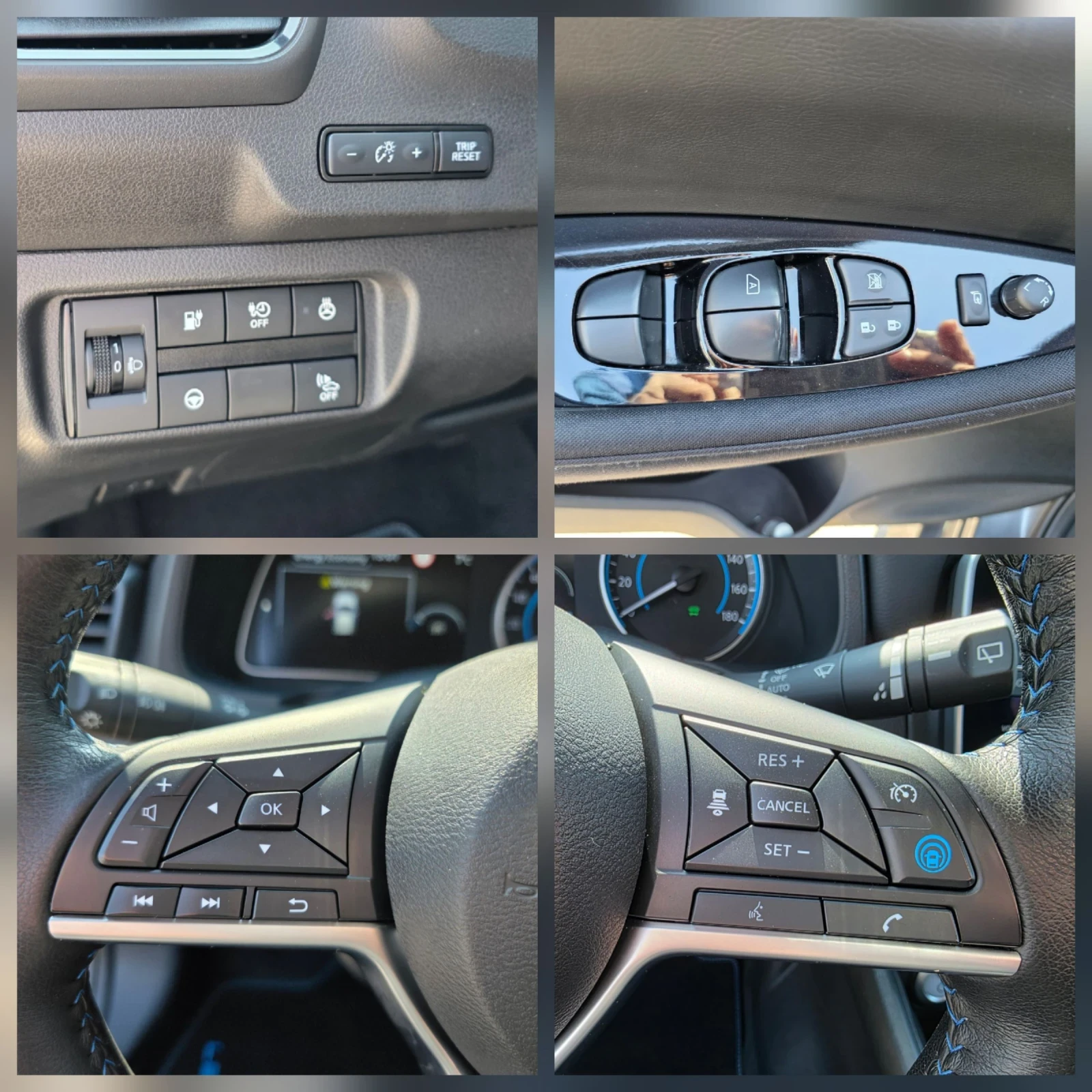 Nissan Leaf  Нов 360камери без ключов достъп и запалване , снимка 15 - Автомобили и джипове - 53875889