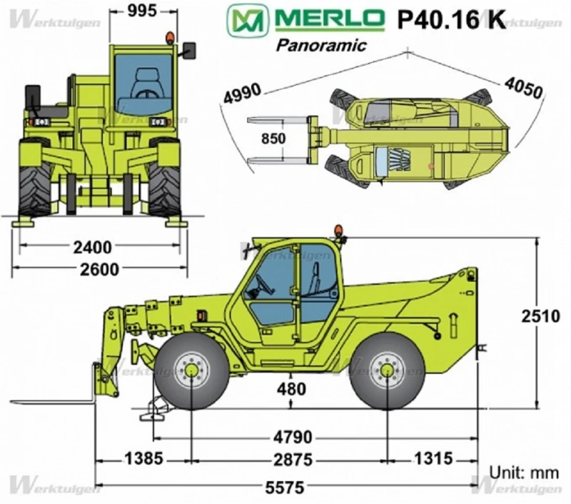 Телескопичен товарач Merlo P 40.16 K 4x4x4, снимка 14 - Селскостопанска техника - 49099415