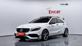 Mercedes-Benz A45 AMG 4MATIC* КОЖА* ПОДГРЕВ* ПАНОРАМА* КАМЕРА* NAVI* , снимка 1
