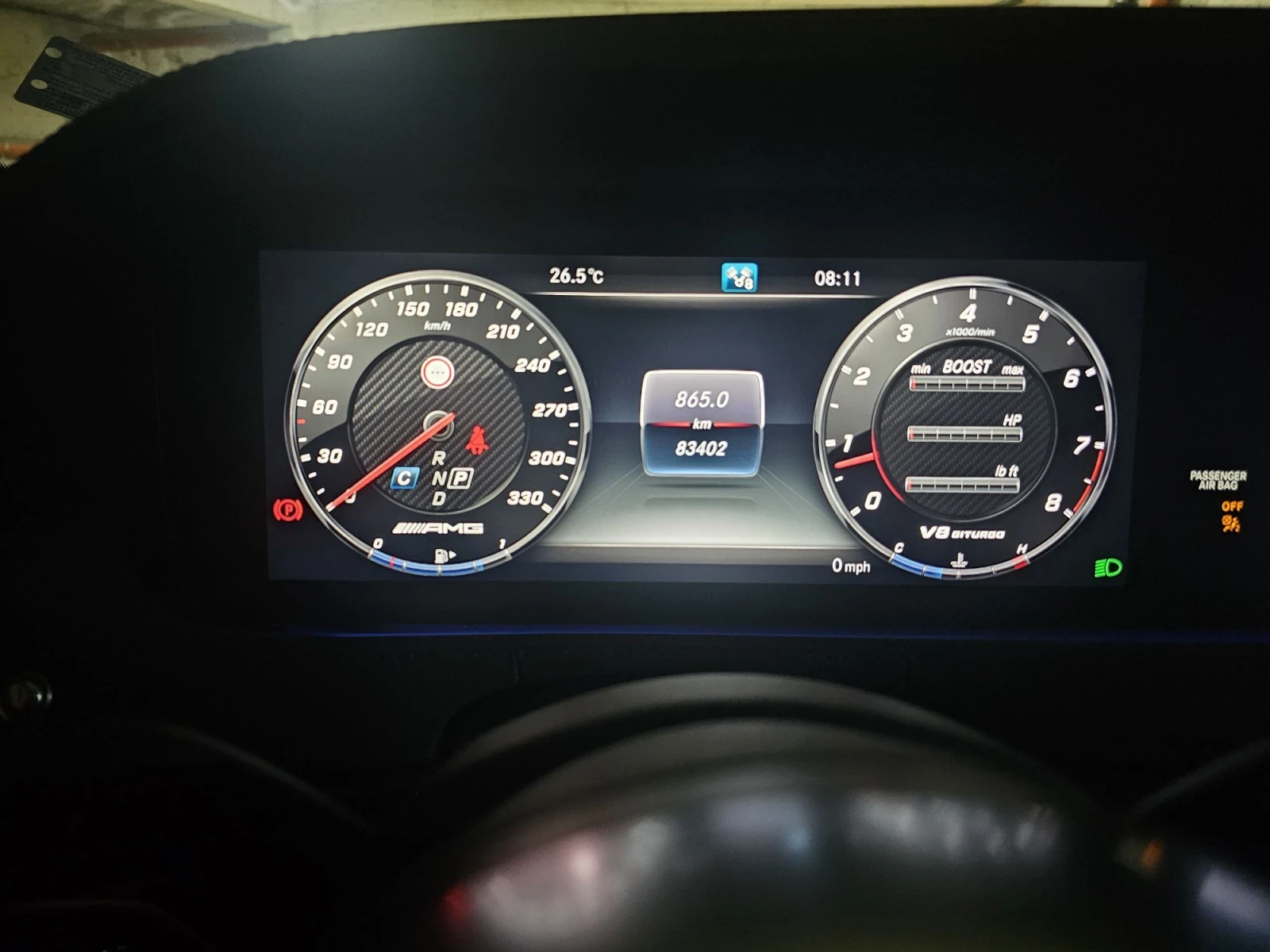 Mercedes-Benz S 63 AMG 80000км!, снимка 11 - Автомобили и джипове - 55932484