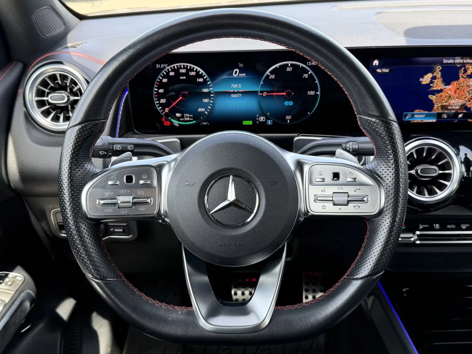 Mercedes-Benz EQB 300/AMG/228HP/4MATIC/СЕРТ/CAM/LED/NAVI/CPLAY/555q, снимка 8 - Автомобили и джипове - 55484826