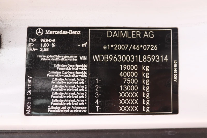 Mercedes-Benz Antos 1830 E6 Retarder 3т борд, снимка 12 - Камиони - 40650024