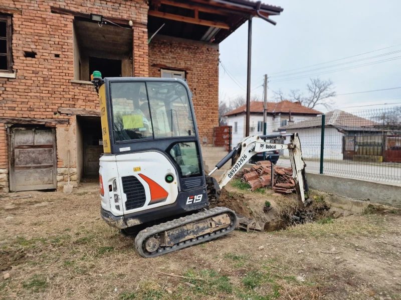 Багер Bobcat E19, снимка 2 - Индустриална техника - 49565596