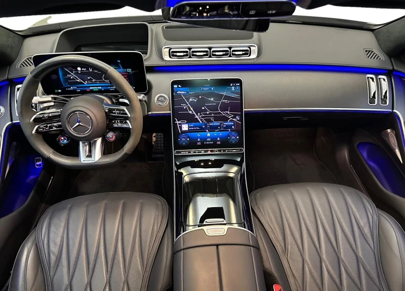 Mercedes-Benz S 63 AMG E-PERF./791HP/NIGHT-P./CARBON/360CAM/ACC/PANO/828f, снимка 11 - Автомобили и джипове - 52041313