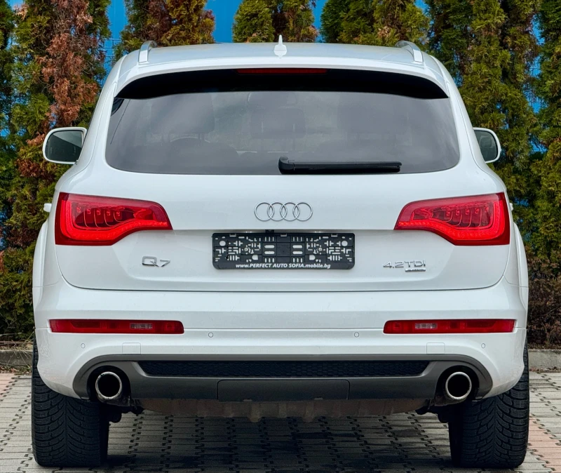 Audi Q7 FACELIFT-4.2TDI-S-LINE+ КОЖА-ПОДГРЕВ-КАМЕРА-239Х.К, снимка 4 - Автомобили и джипове - 52682071