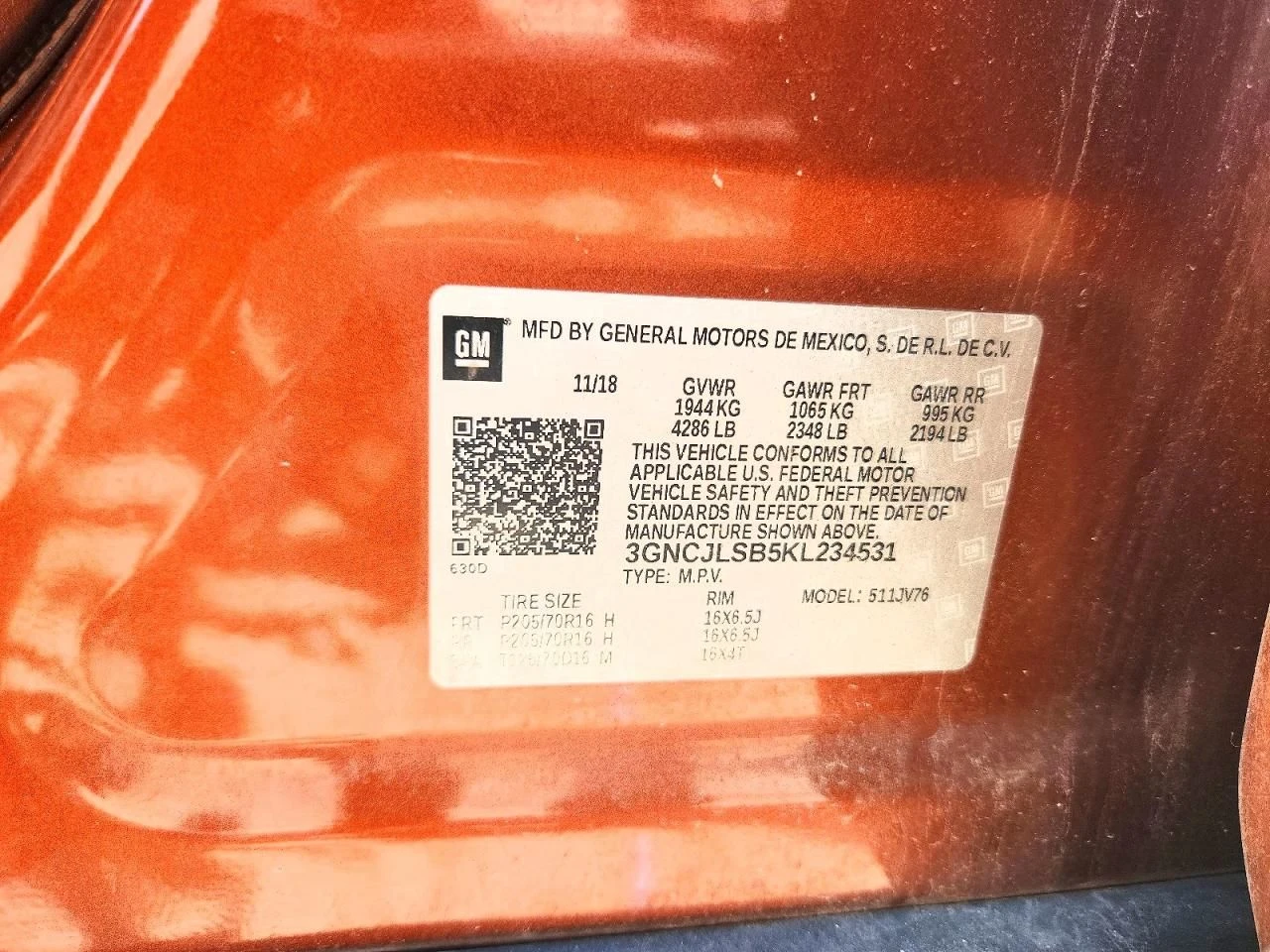 Chevrolet Trax, снимка 13 - Автомобили и джипове - 54114701