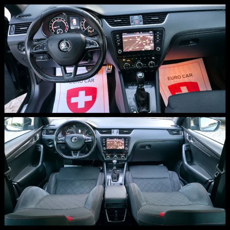 Skoda Octavia 2.0TDI * RS* AVTOMAT* 4&#215;4* KEYLESS* ШВЕЙЦАРИЯ, снимка 10 - Автомобили и джипове - 51621123