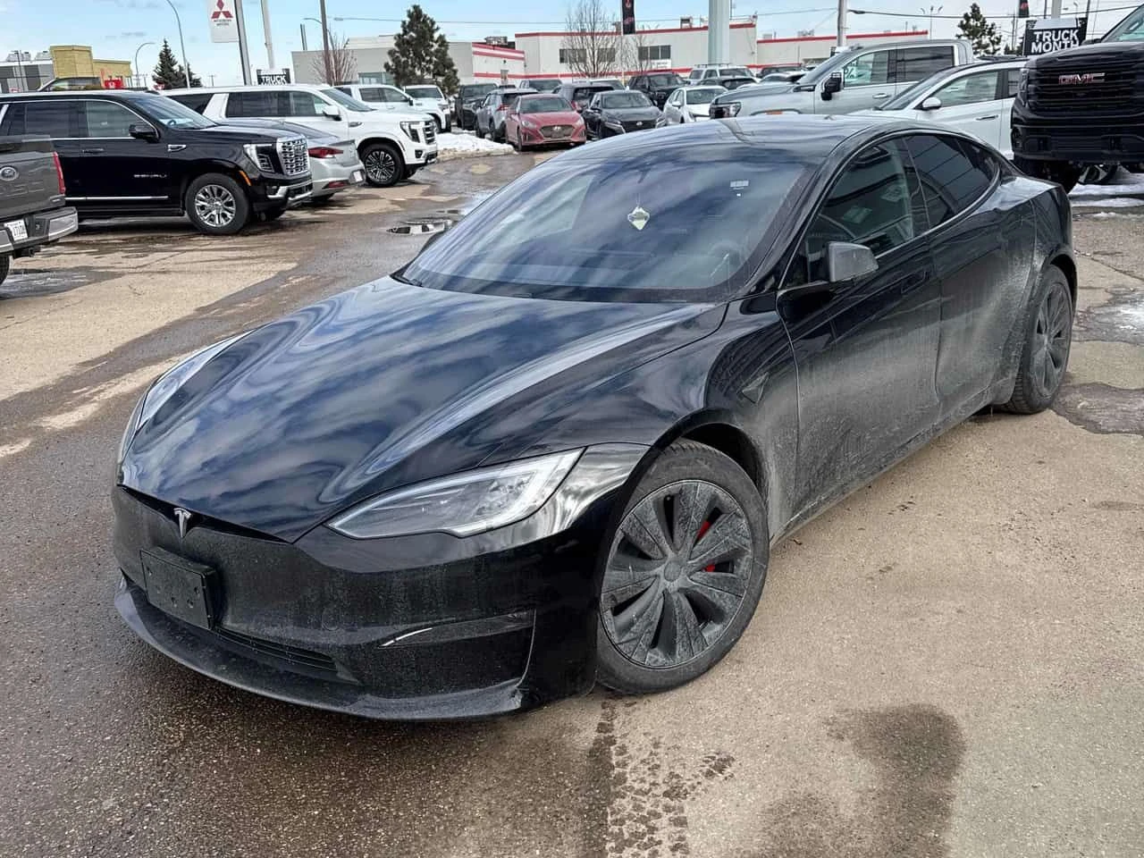 Tesla Model S * Plaid * 1020HP* ALL BLACK* LOW KM*  | Auto.bg — изображение 1