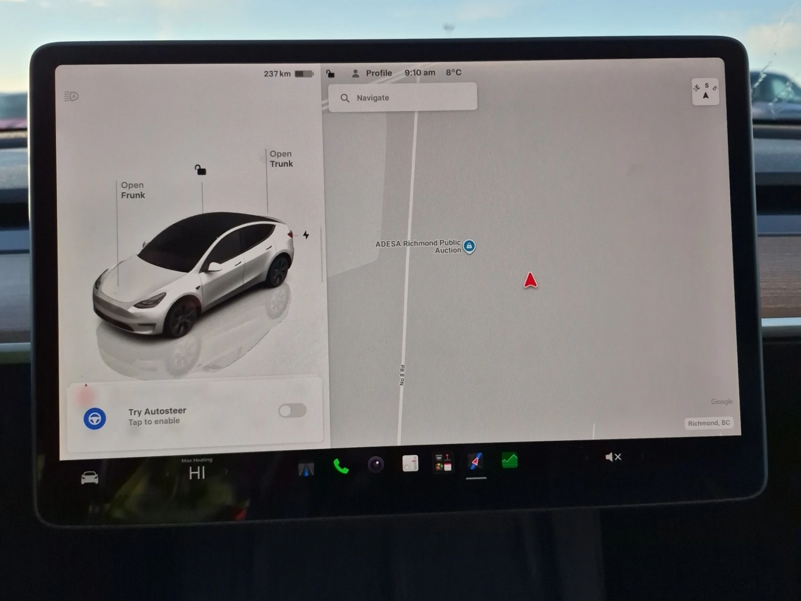 Tesla Model Y LONG RANGE/ПОДГРЕВ/ПАНОРАМА/, снимка 10 - Автомобили и джипове - 56587587