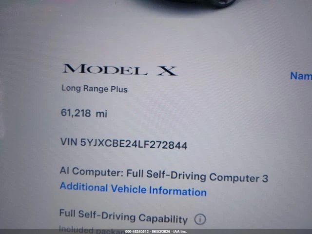 Tesla Model X Long Range Plus AWD, снимка 14 - Автомобили и джипове - 55104342