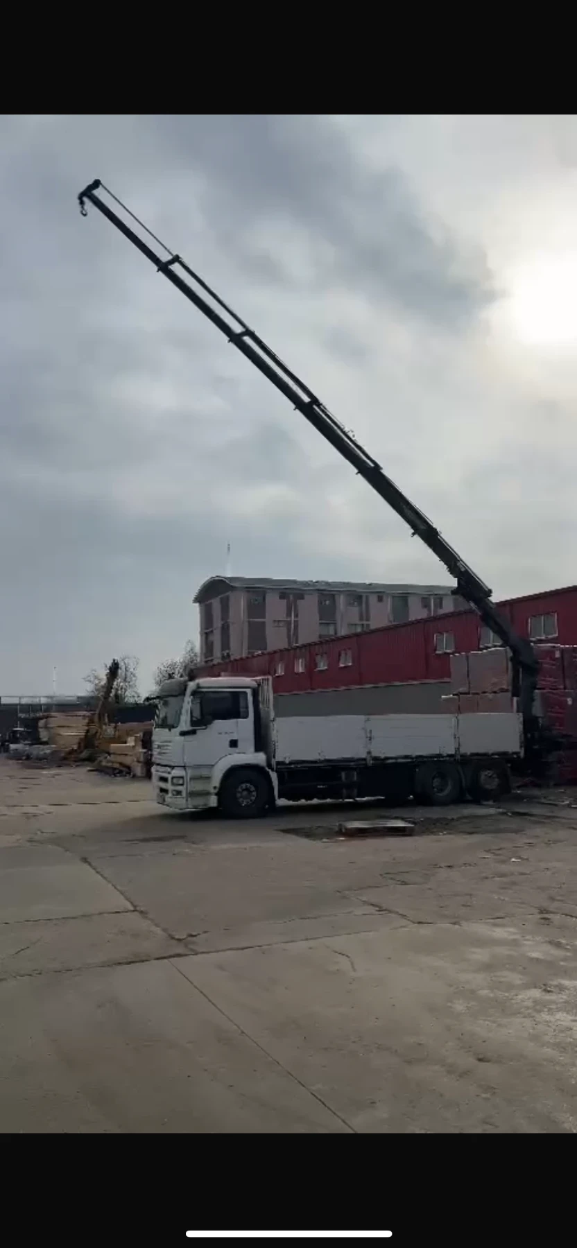 Man Tga 26400. 6x4 Кран 15 метра 1 тон с Дистанционно, снимка 1