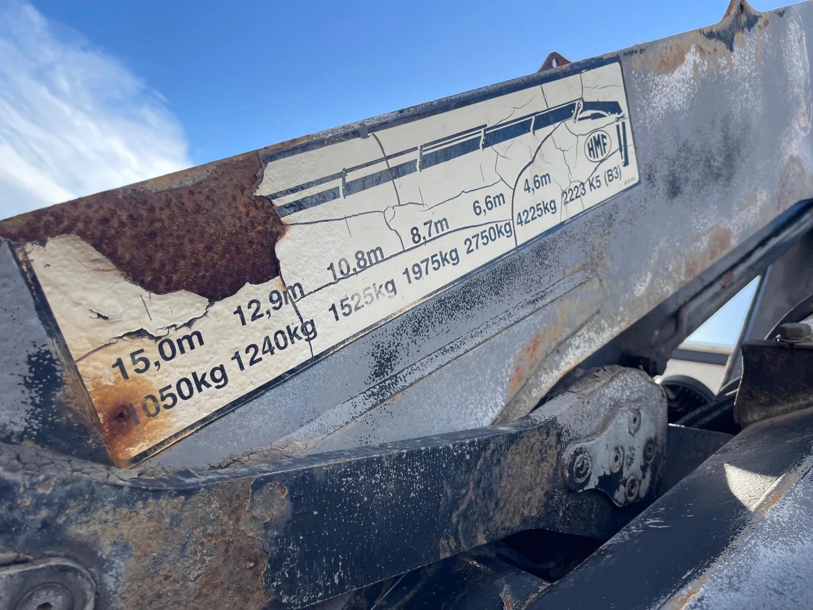 Man Tga 26400. 6x4 Кран 15 метра 1 тон с Дистанционно - изображение 8