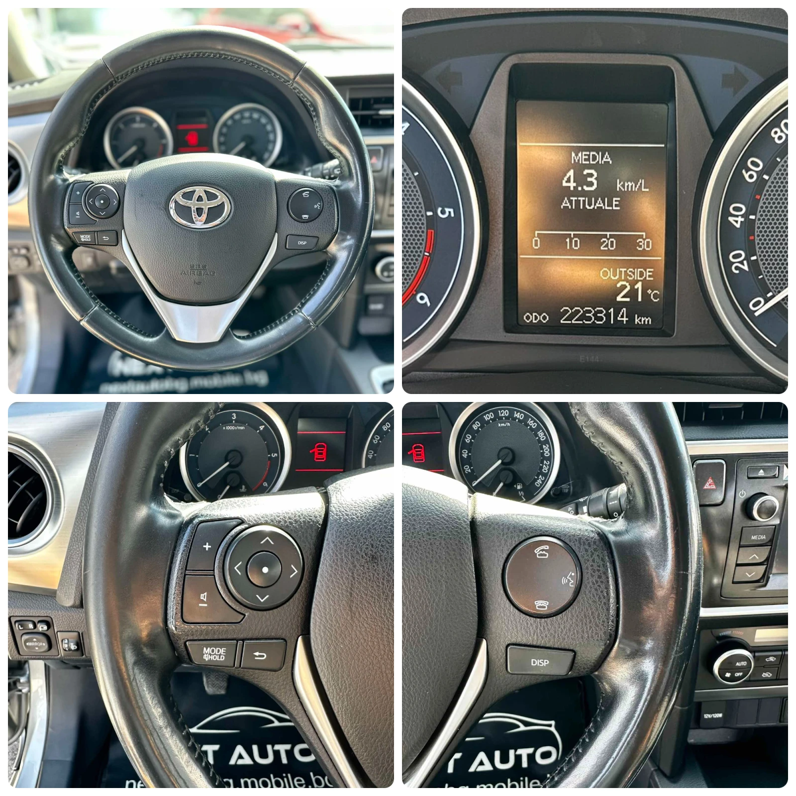 Toyota Auris 1.4D-4D 90HP CAM EURO 5B | Mobile.bg   13