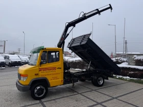 Mercedes-Benz Atego Vario 815d Самосвал + кран Hiab 035-2 3.70м. , снимка 3