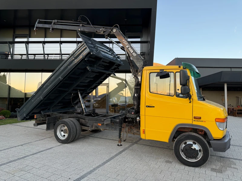 Mercedes-Benz Atego Vario 815d Самосвал + кран Hiab 035-2 3.70м. , снимка 2 - Камиони - 48691741