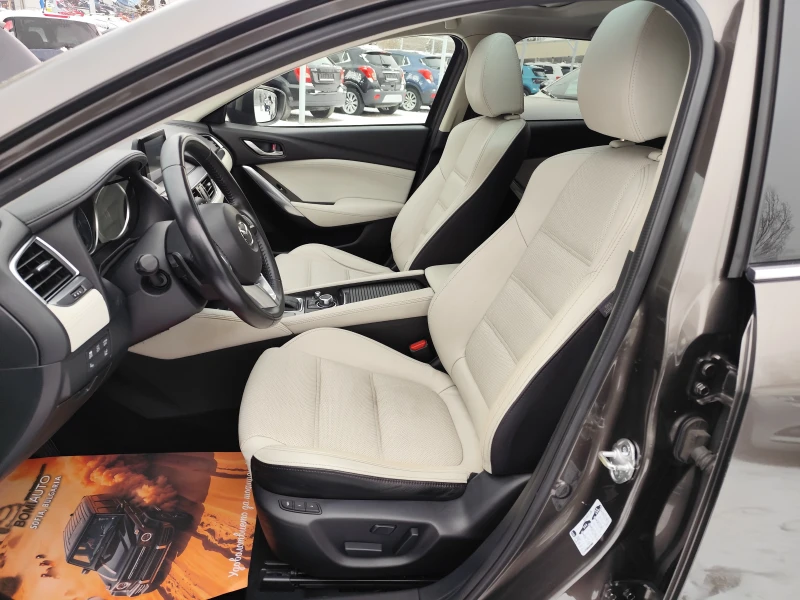 Mazda 6 2.2D* SKYACTIV* EURO6B* LED* NAVI* КОЖА* АВТОМАТИК, снимка 5 - Автомобили и джипове - 53185929