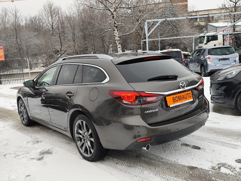 Mazda 6 2.2D* SKYACTIV* EURO6B* LED* NAVI* КОЖА* АВТОМАТИК, снимка 4 - Автомобили и джипове - 53185929