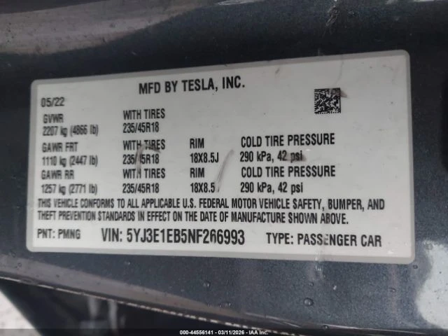 Tesla Model 3 LR DUAL MOTOR AWD / КРАЙНА ФИКСИРАНА ЦЕНА, снимка 8 - Автомобили и джипове - 54191408