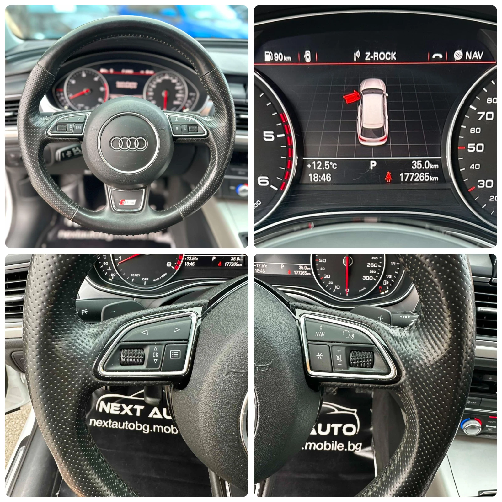 Audi A6 3.0TDI 218HP QUATTRO S LINE KEYLESS EURO6B, снимка 13 - Автомобили и джипове - 54882672