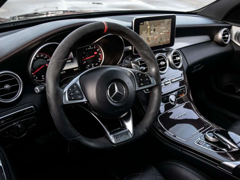 Mercedes-Benz C 63 AMG S| EDITION 1| CARBON| SUNROOF, снимка 7 - Автомобили и джипове - 53395726