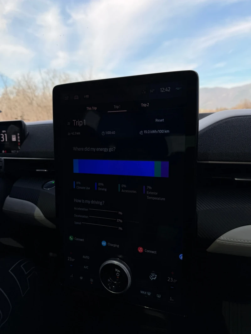 Ford Mustang Mach-E Premium Extended Range 91kWh  AWD 351к.с. 6700км. , снимка 9 - Автомобили и джипове - 53477358