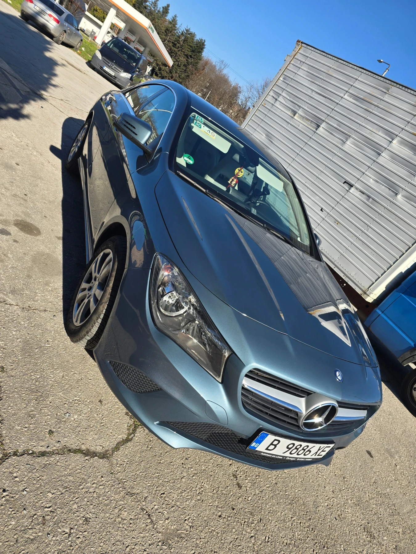 Mercedes-Benz CLA 180  Blue metalic, Face, Navi, Leder, 2keys, 51k Km | Mobile.bg � ����������� 1