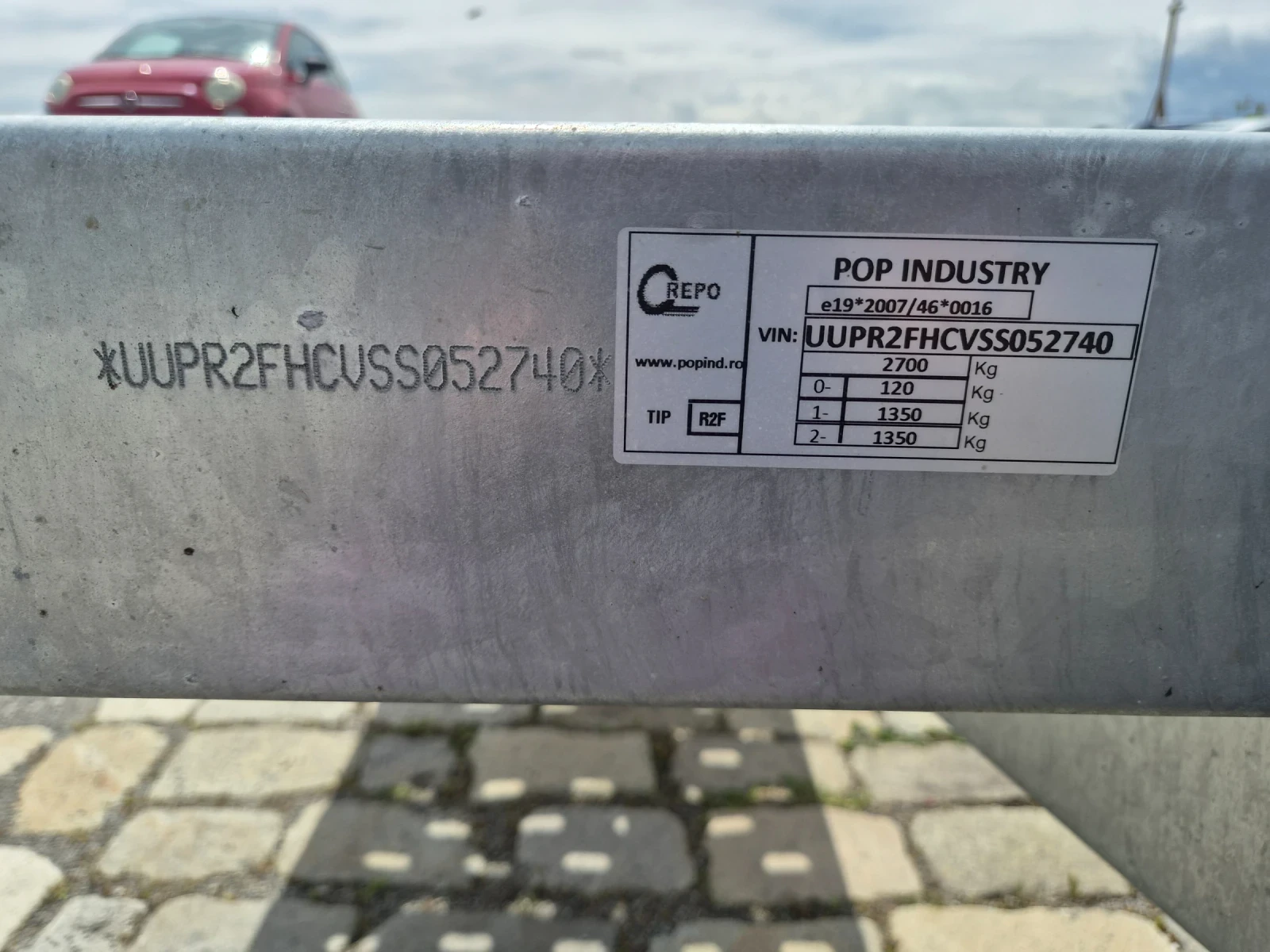 За автомобил Други REPO TRAILERS 4.50m. 2700 kg. ЧИСТО НОВА, снимка 10 - Ремаркета - 54585543