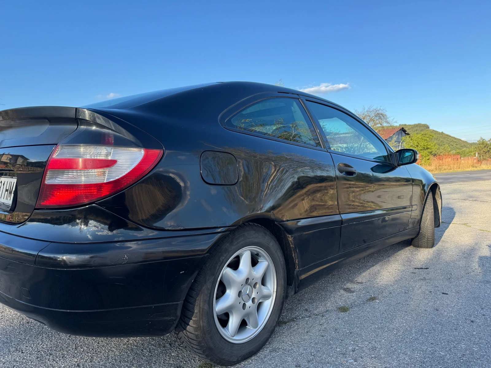 Mercedes-Benz C 180 129к.с, Купе, Газ/Бензин, снимка 6 - Автомобили и джипове - 56073515