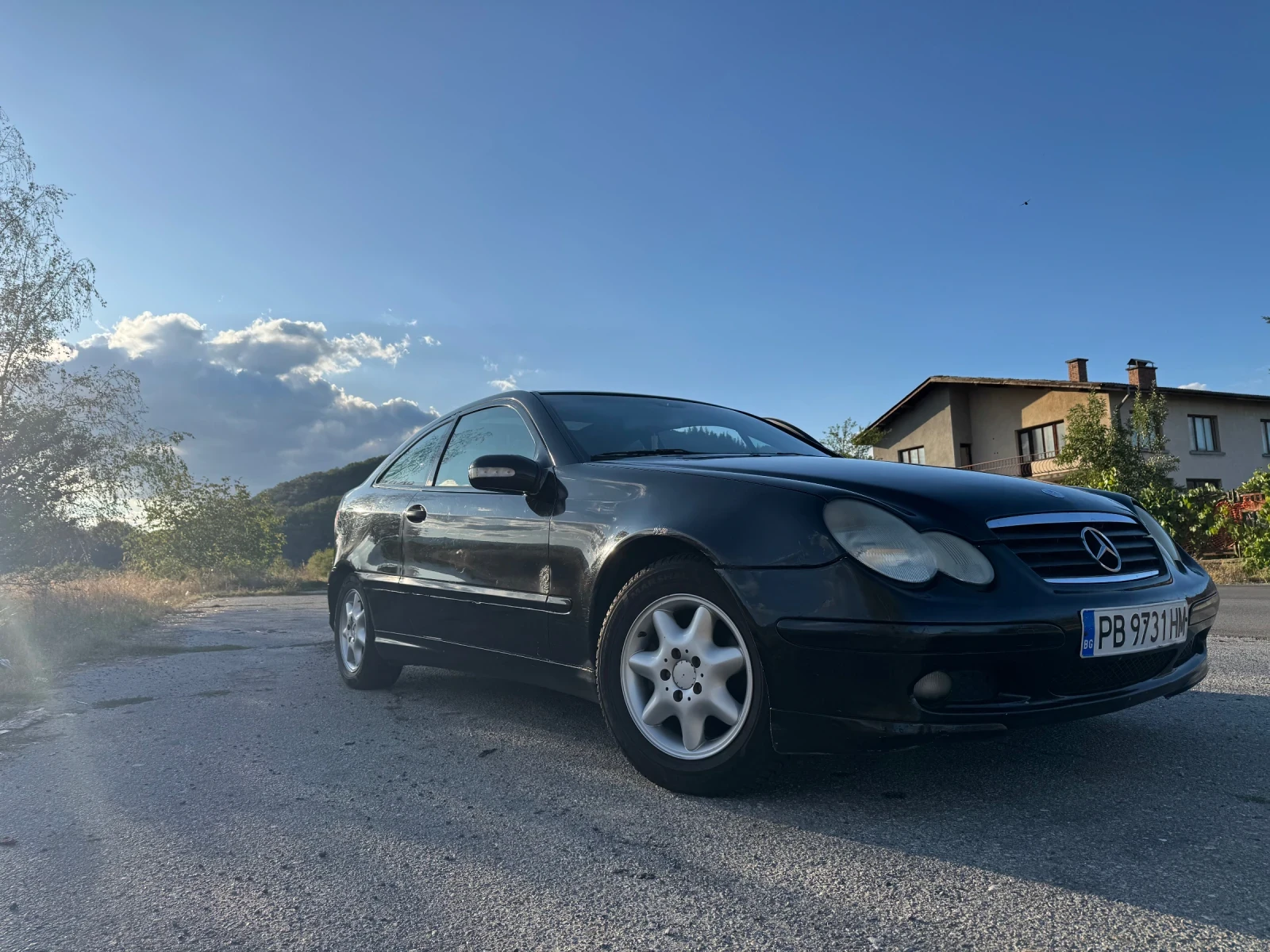 Mercedes-Benz C 180 129к.с, Купе, Газ/Бензин, снимка 4 - Автомобили и джипове - 56073515