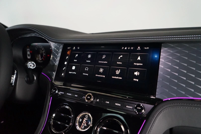 Bentley Continental gt SPEED V8 HYBRID/BLACK EDITION/NAIM/PANO/MULLINER/, снимка 13 - Автомобили и джипове - 51579123