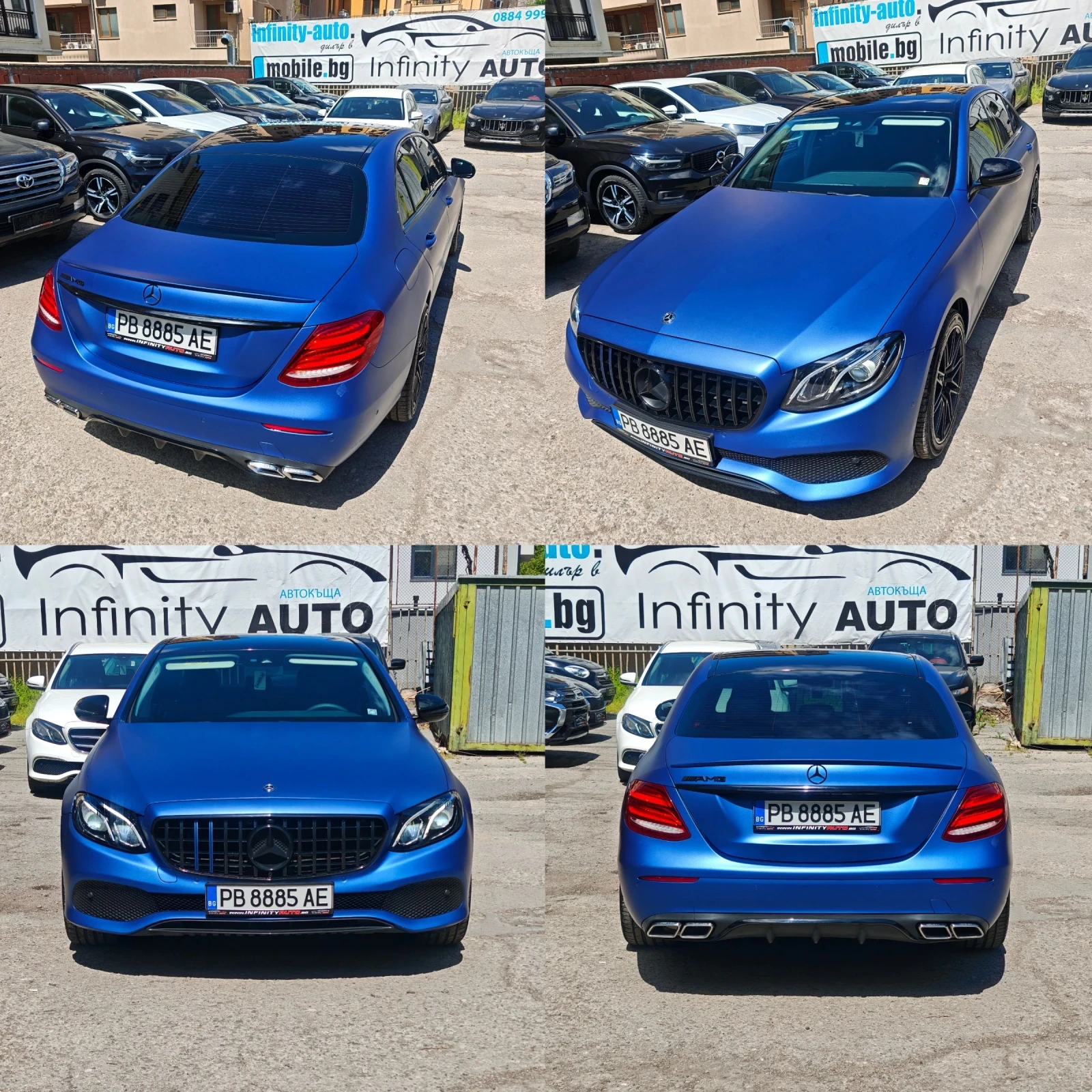 Mercedes-Benz E 220 4-MATIC, AMG, АМБИЕНТ, КАМЕРИ, ПОДГРЕВ, ФУЛ! ЮН, снимка 7 - Автомобили и джипове - 54347113