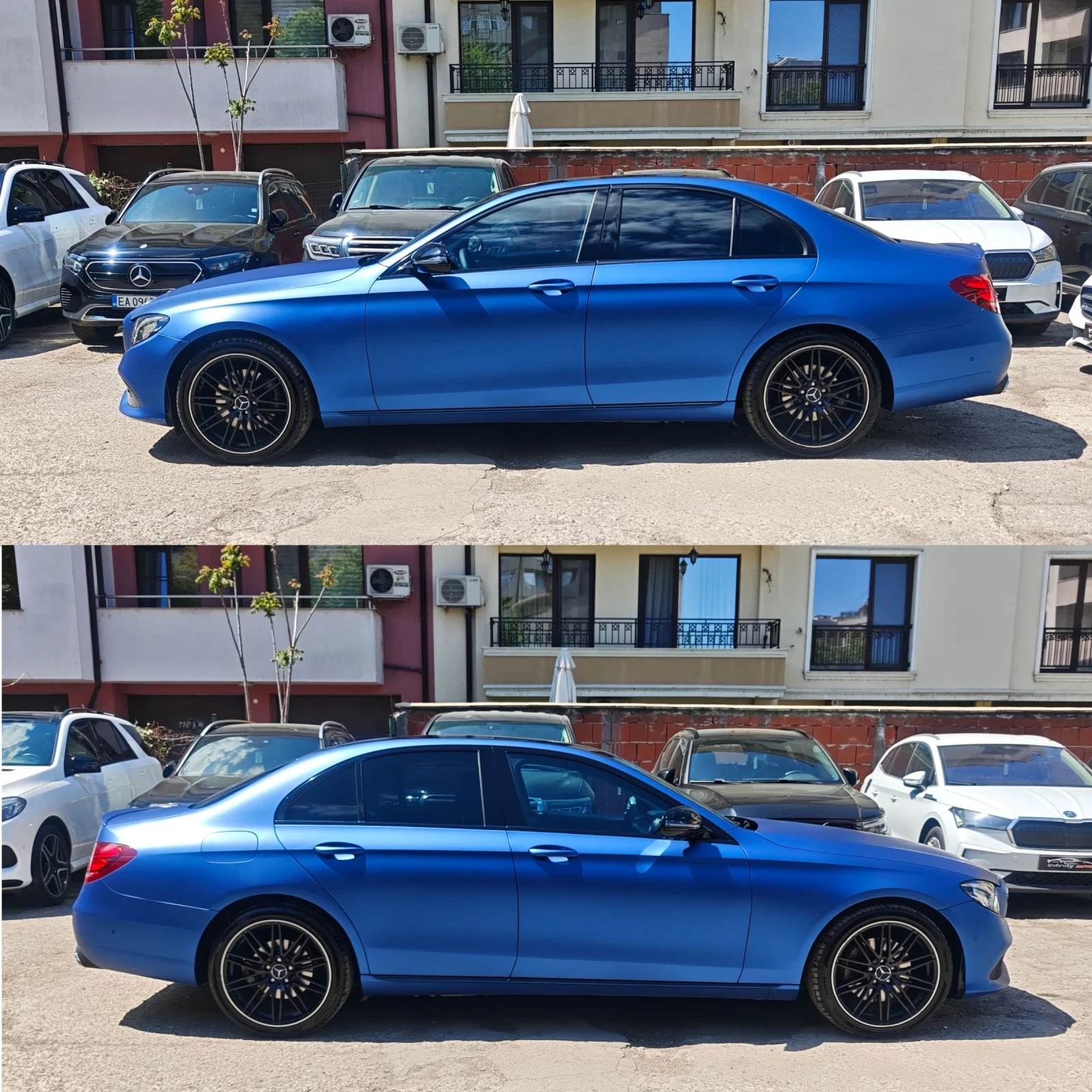 Mercedes-Benz E 220 4-MATIC, AMG, АМБИЕНТ, КАМЕРИ, ПОДГРЕВ, ФУЛ! ЮН, снимка 6 - Автомобили и джипове - 54347113