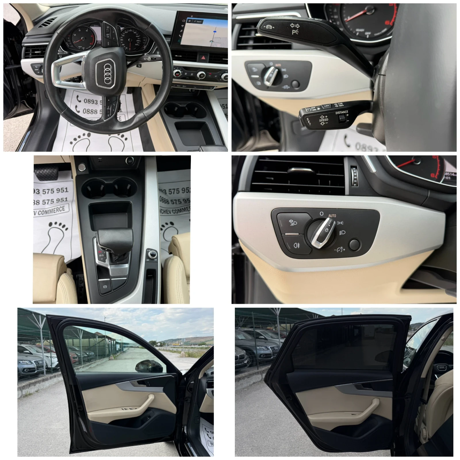 Audi A4 2.0-TDI-198.000km-NEW-HYBRID-LED-DISTRONIK-FULL, снимка 15 - Автомобили и джипове - 55307323