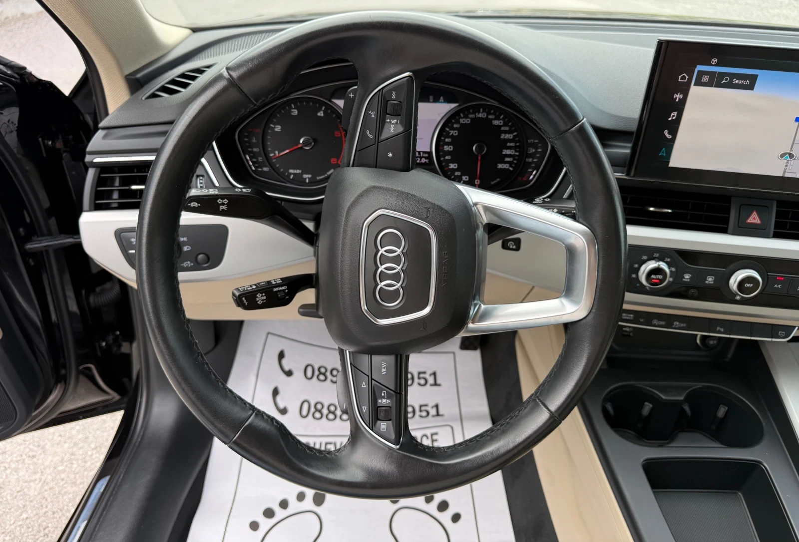 Audi A4 2.0-TDI-198.000km-NEW-HYBRID-LED-DISTRONIK-FULL, снимка 12 - Автомобили и джипове - 55307323