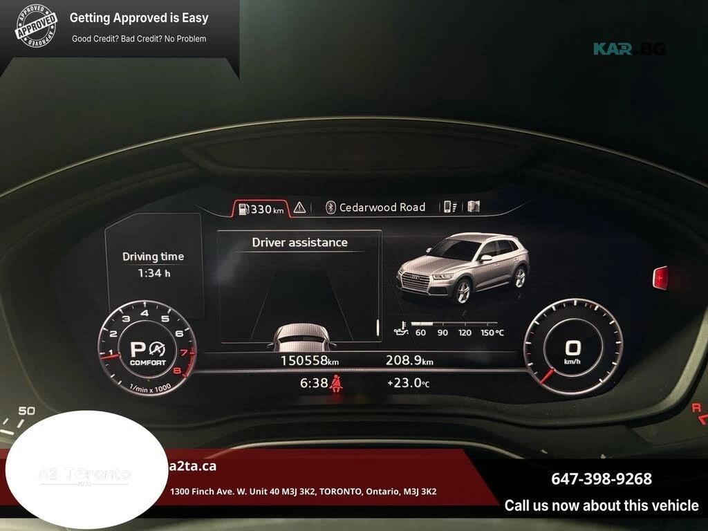Audi Q5 2.0 TFSI * B & O * АвтоКредит* (ЦЕНА ДО БГ), снимка 11 - Автомобили и джипове - 56259929