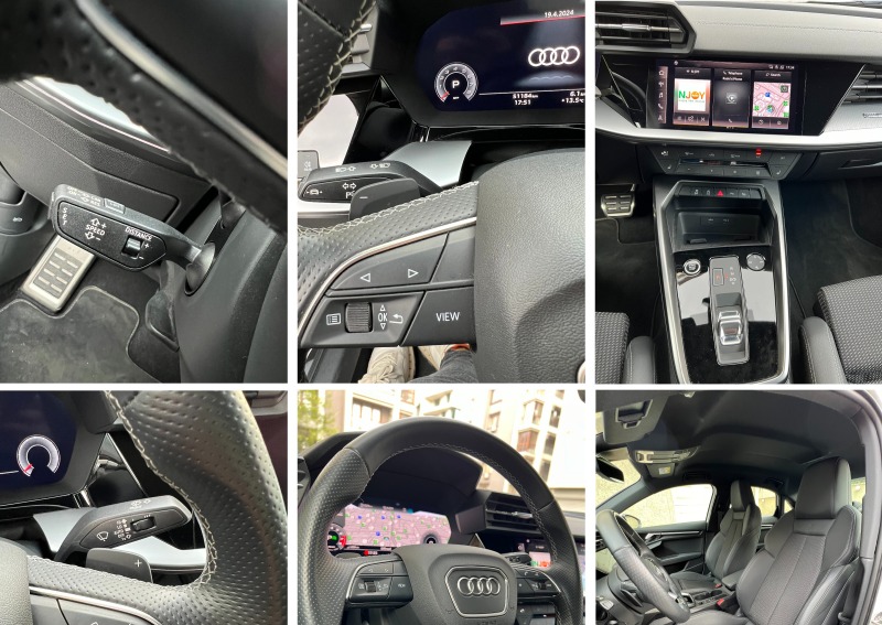 Audi A3 Mild Hybrid/3xSline/35TFSI/Limousine/Обслужена/B&O, снимка 15 - Автомобили и джипове - 45358578