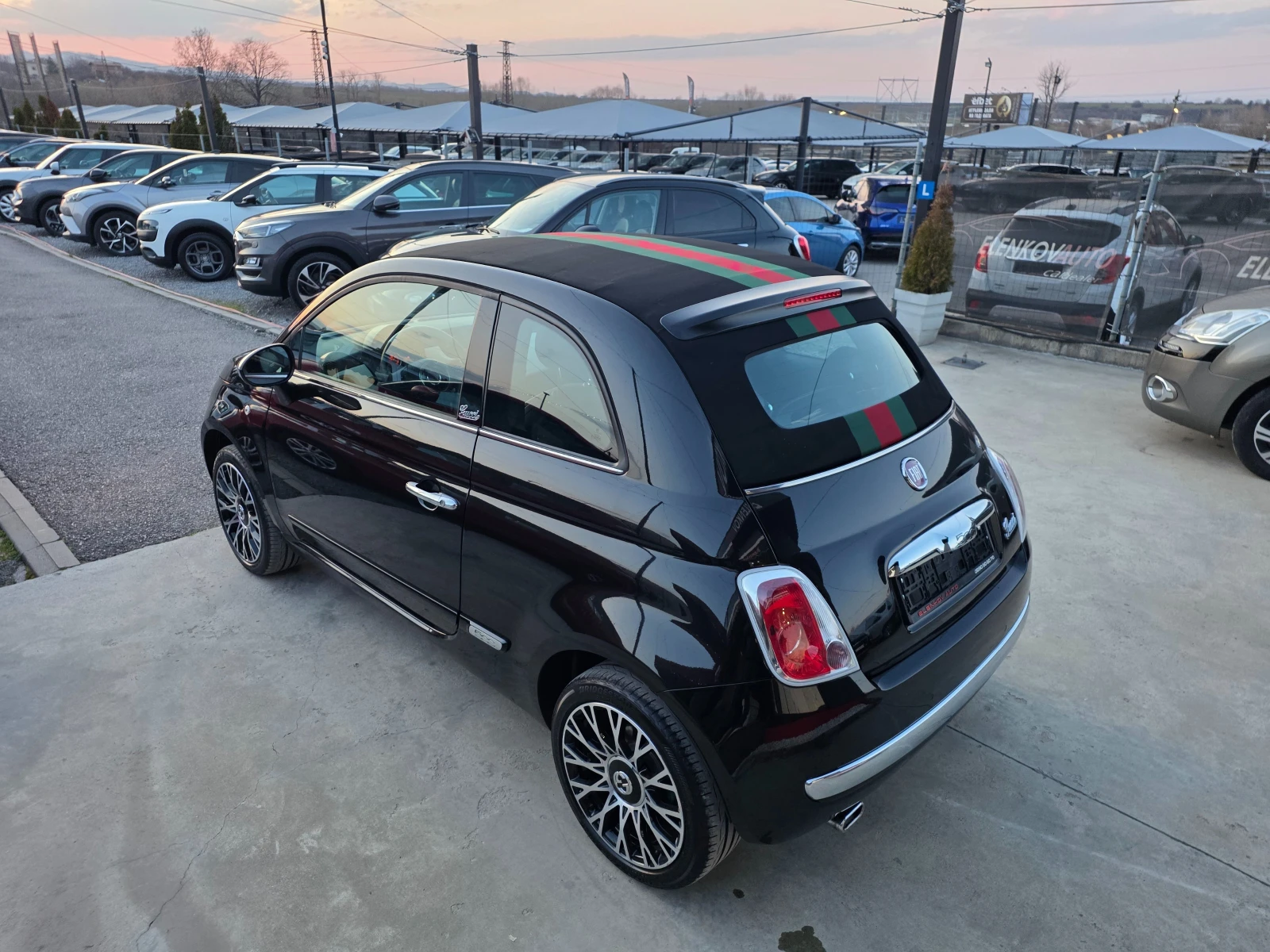 Fiat 500 GUCCI EDITION 1.4I-100к.с-EURO 5b-ШВЕЙЦАРИЯ, снимка 6 - Автомобили и джипове - 53891732