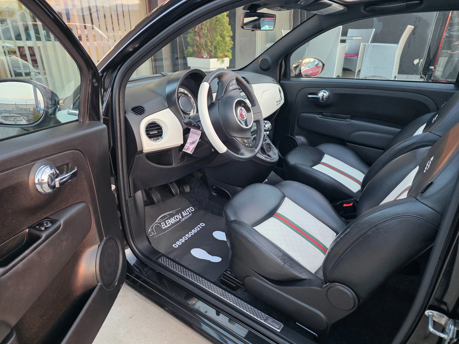 Fiat 500 GUCCI EDITION 1.4I-100к.с-EURO 5b-ШВЕЙЦАРИЯ, снимка 14 - Автомобили и джипове - 53891732