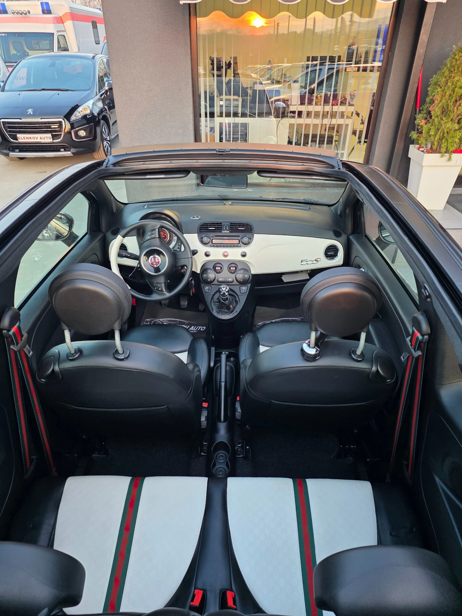 Fiat 500 GUCCI EDITION 1.4I-100к.с-EURO 5b-ШВЕЙЦАРИЯ, снимка 17 - Автомобили и джипове - 53891732
